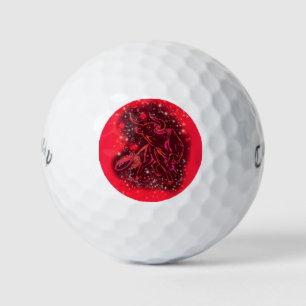 Red Bull Golf Balls laufen in Starry Night Golfball
