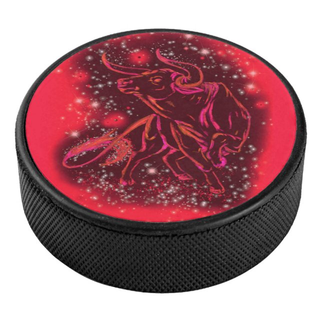 Red Bull rennt in Starry Night Hockey Puck (3/4)