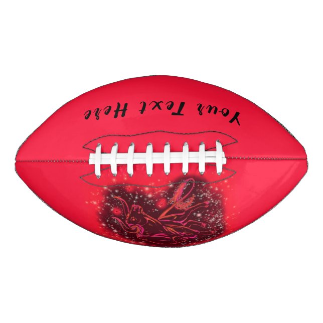 Red Bull Running Football Geschenk - Benutzerdefin (Vorderseite)