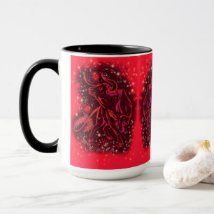 Red Bull Tasse Geschenk in der Starry Night