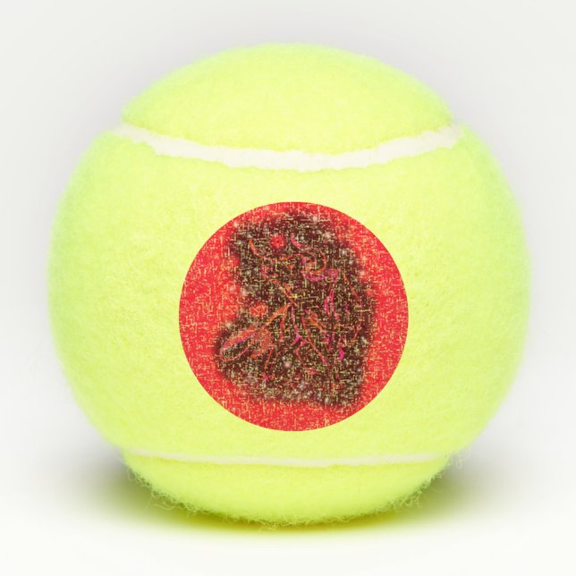 Red Bull Tennis Balls laufen Tennisbälle (Rückseite)