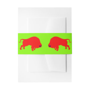 Red Bulls Green Invasion Bly Bands Einladungsbanderole
