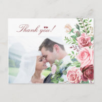 Red Burgundy Blush Pink Roses FOTO Hochzeit