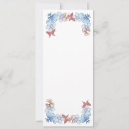 Red Butterfly Orchid Matte 4" x 9,25"