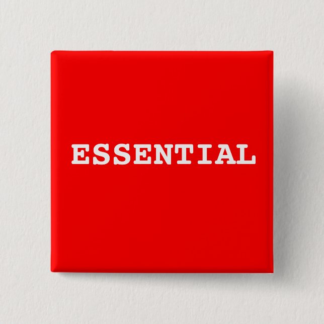 Red Button That Says Essential (Vorderseite)