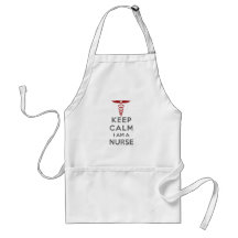Red Caduceus Behielt Calm I bin eine Krankenschwes
