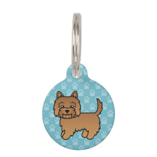 Red Cairn Terrier Cartoon Dog Illustration Tiernamensmarke