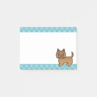 Red Cairn Terrier Niedlich Cartoon Dog Illustratio
