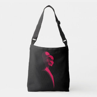 Red Cameo Crossbody Bag Tragetaschen Mit Langen Trägern
