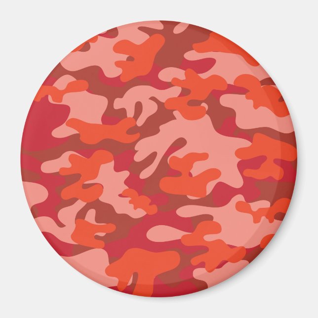 Red Camouflage Magnet (Vorne)
