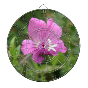 Red Campion Wildblume Dart Board Dartscheibe