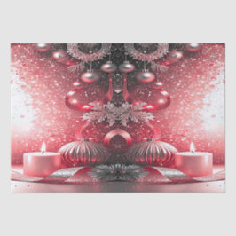 Red Candles Weihnachts-Weihnachtsartikel Seidenpapier