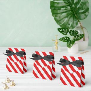 Red Candy Stripe Geschenkschachtel