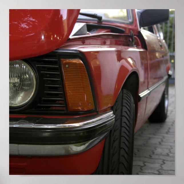 Red Car Poster (Vorne)
