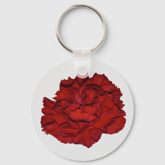 Red Carnation Schlüsselanhänger (Vorderseite)