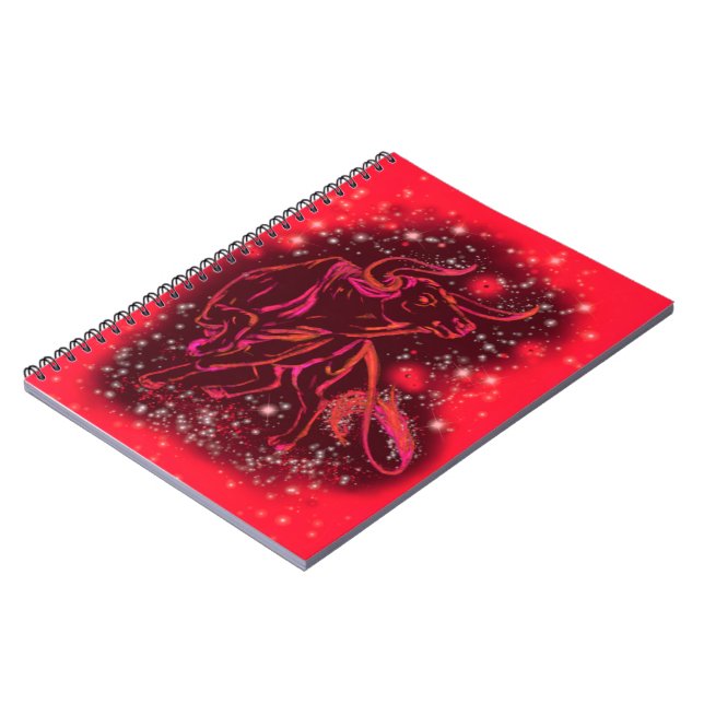 Red Carnet Bull Courir À Starry Night (Côté gauche)