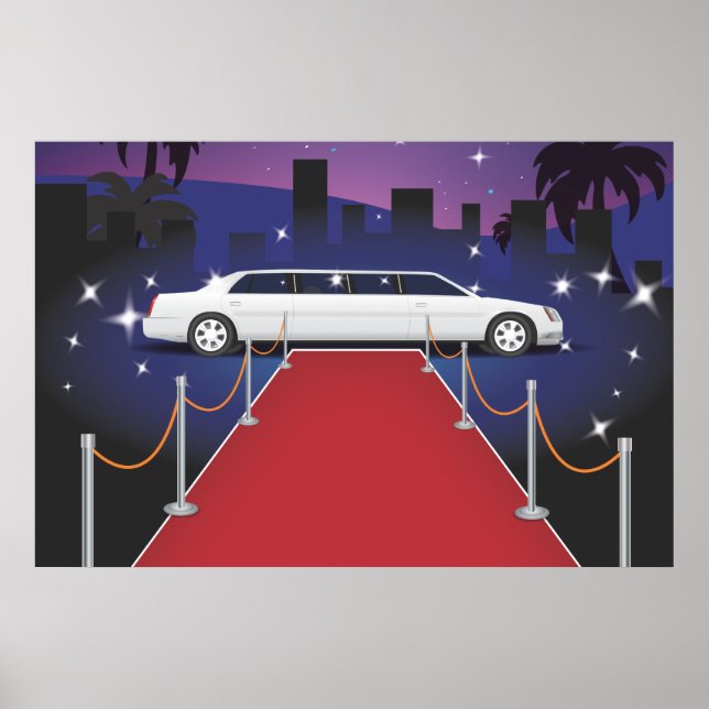 Red Carpet Celebrity Limo Poster (Vorne)