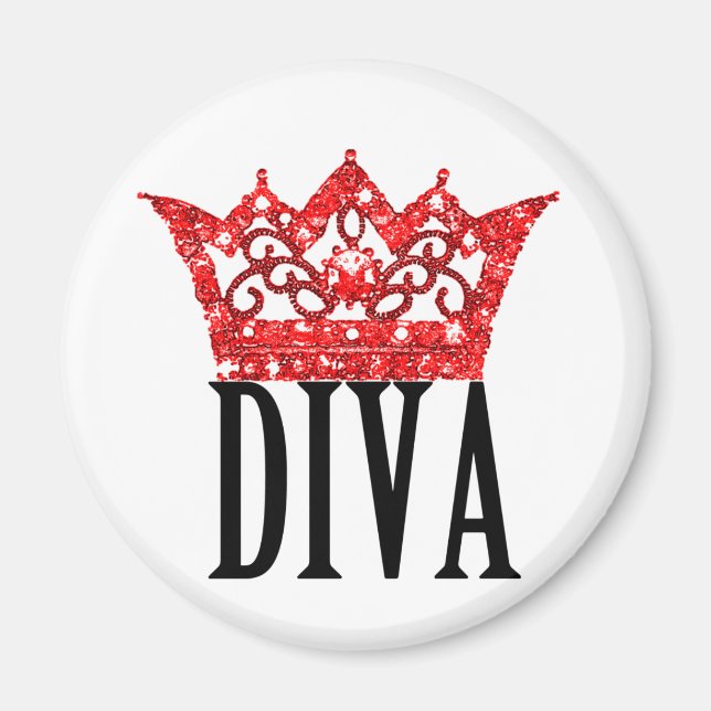 Red Carpet Diva magnets (Devant)