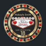 Red Casino Poker Chip Geburtstag Magnet<br><div class="desc">Red Casino Poker Chip Geburtstag Magnet bereit für Sie zu personalisieren. 📌 Wenn Sie weitere Anpassungen benötigen, klicken Sie bitte auf den Button "Weitere Anpassungen vornehmen" oder "Design anpassen oder bearbeiten" und verwenden Sie unser Designwerkzeug, um die Größe, den Rotation, die Textfarbe, den Text und vieles mehr zu ändern. ⭐...</div>