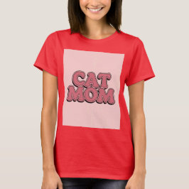 Red Cat Mama T - Shirt