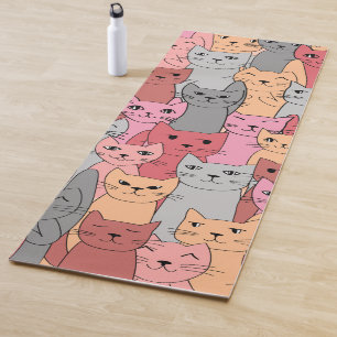 Red Cats Design Yoga Mat Yogamatte