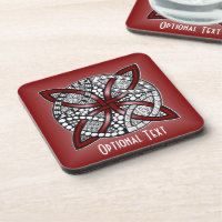 Red Celtic Knot Original Art