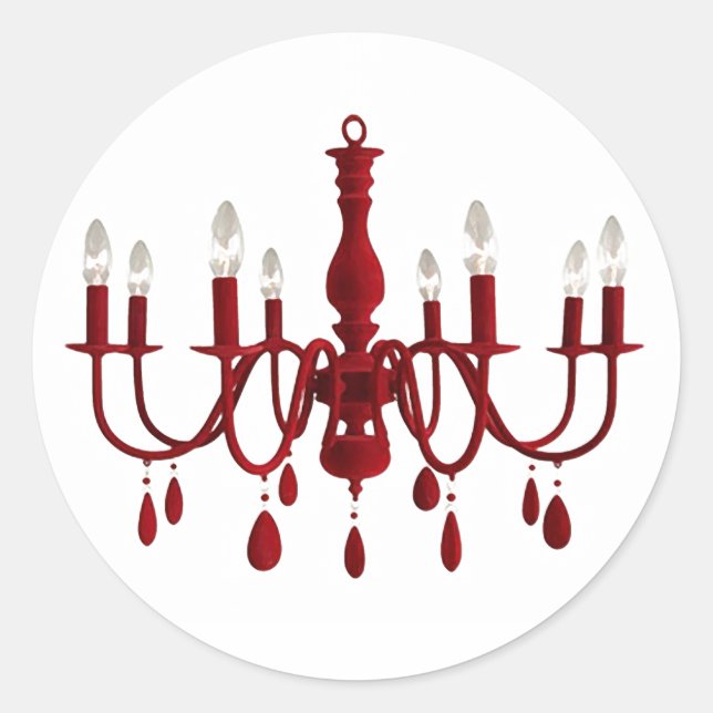 Red Chandelier ~ Stickers (Vorderseite)