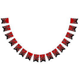 Red Cheerleader Birthday Wimpelkette