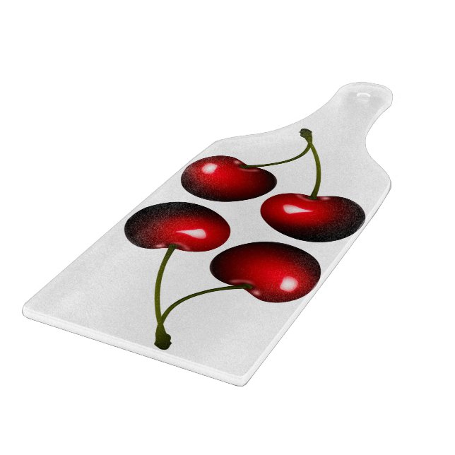 Red Cherries Cutting Board Schneidebrett (Ecke)