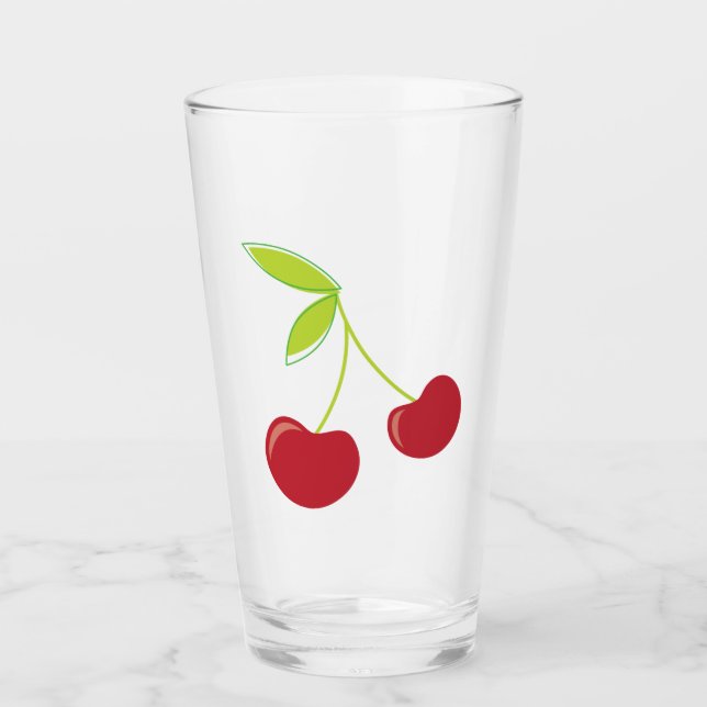 Red Cherries Glas (Vorderseite)