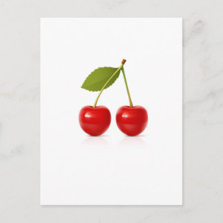 Red Cherries Postkarte