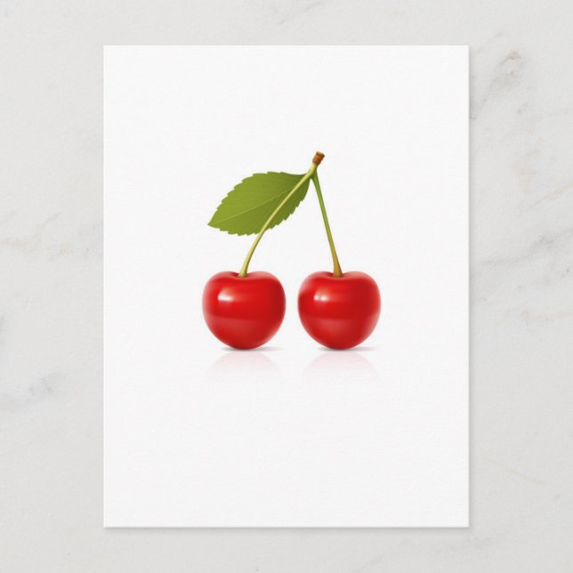 Red Cherries Postkarte (Vorderseite)