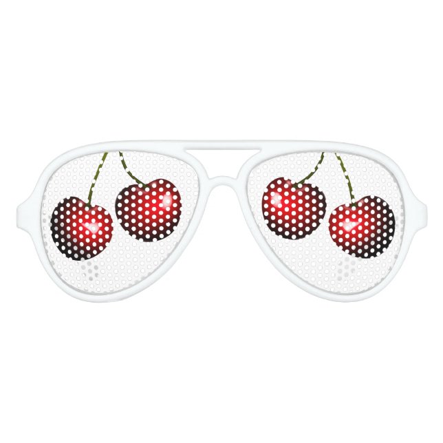 Red Cherry Aviator Sonnenbrillen Früchte (Vorderseite)