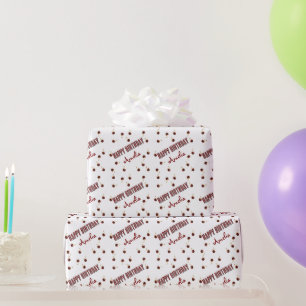 Red Cherry Personalisiertes Party Geschenkpapier