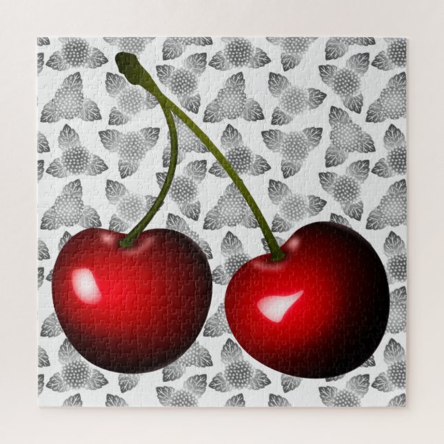 Red Cherry Puzzle Sweet Cherries (Vertikal)