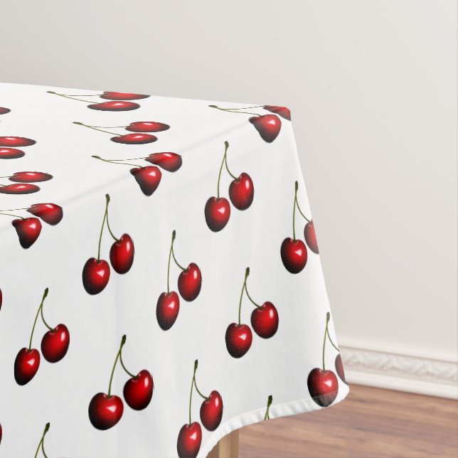 Red Cherry Tablecloth Tischdecke (Beispiel)