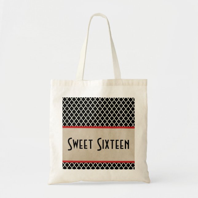 Red Chic Quarto Sweet 16 Bag Tragetasche (Vorne)