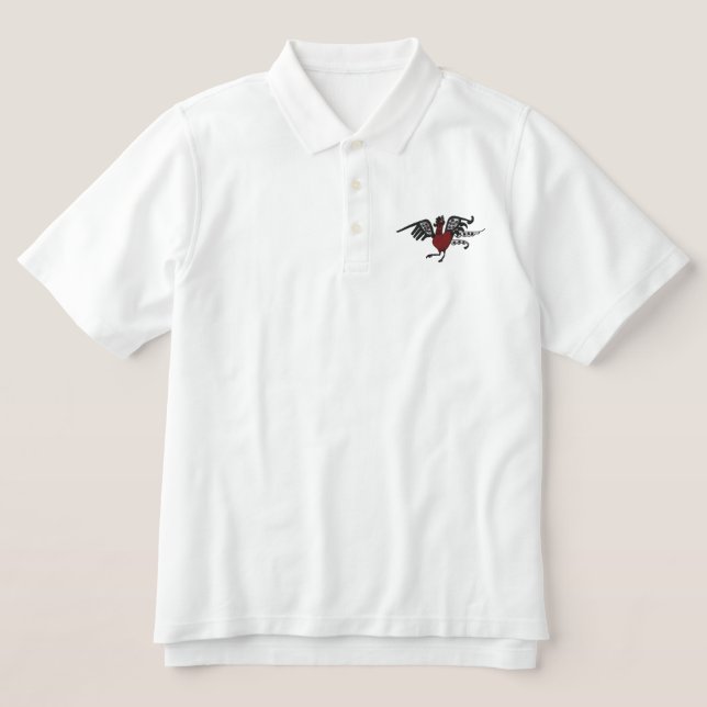 Red Chicken Emb Polo (Design Vorderseite)