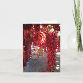 Red Chile Pepper Ristra Vielen Dank Dankeskarte
