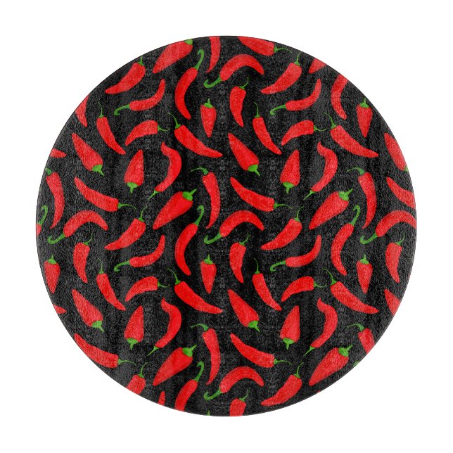 Red Chili Pepper Schneidebrett (Vorderseite)