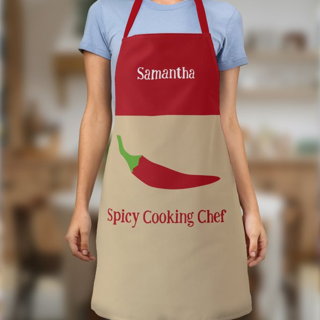 Red Chili Pepper Schürze (Red Chili Pepper Apron)