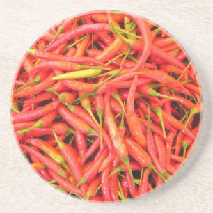 Red Chilis Getränkeuntersetzer