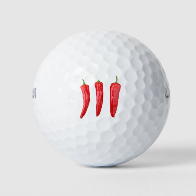 Red chilli peppers golfball (Vorderseite)