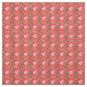 Red Christmas Baubles Stoff