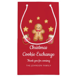 Red Christmas Cookie Exchange Niedlich Gingerbrot  Kleine Geschenktüte