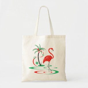 Red Christmas Flamingo Tasche
