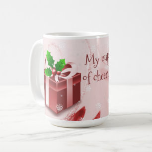Red Christmas Geschenk Kaffee Tasse