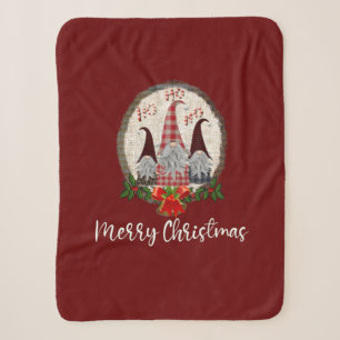 Red Christmas Gnomes Trendy Elves Sherpadecke