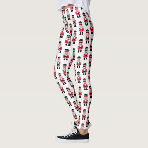 Red Christmas Nutcracker Ballett-Leggings Leggings
