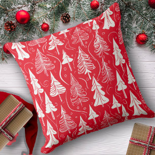 Red Christmas Pattern#6 ID1009 Kissen